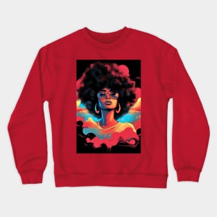 Black woman 02 Crewneck Sweatshirt